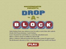 Loginiai žaidimai - Drop a block