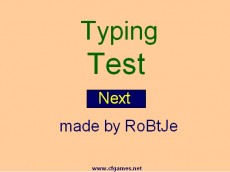 Typing test
