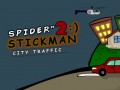 Spider Stickman 2 City Traffic