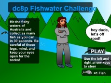 Mini žaidimai - Fishwater challenge